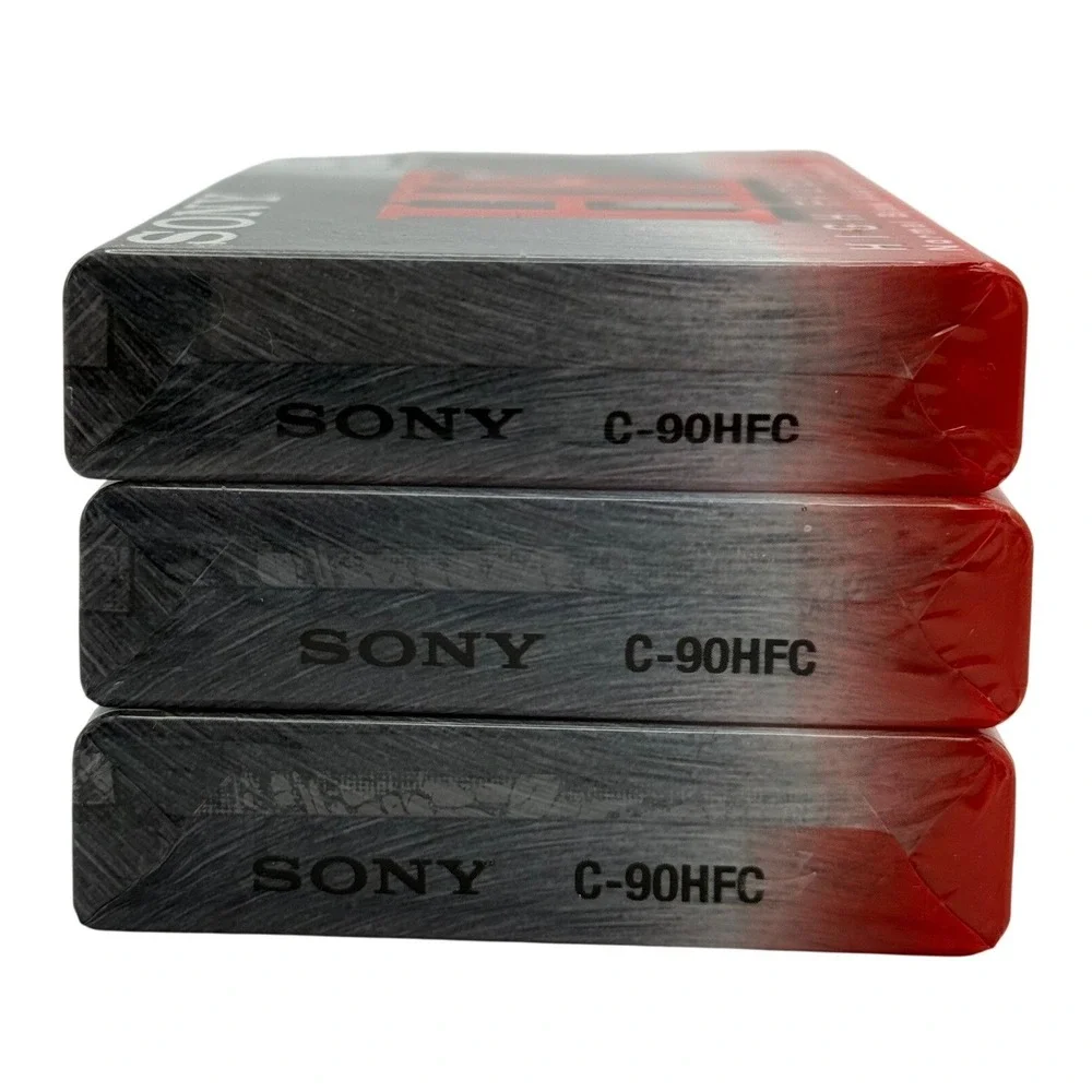 Sony High Fidelity Normal Bias 90 minute Audio‎ Cassettes Lot of 3